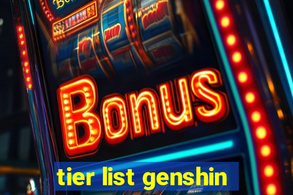 tier list genshin